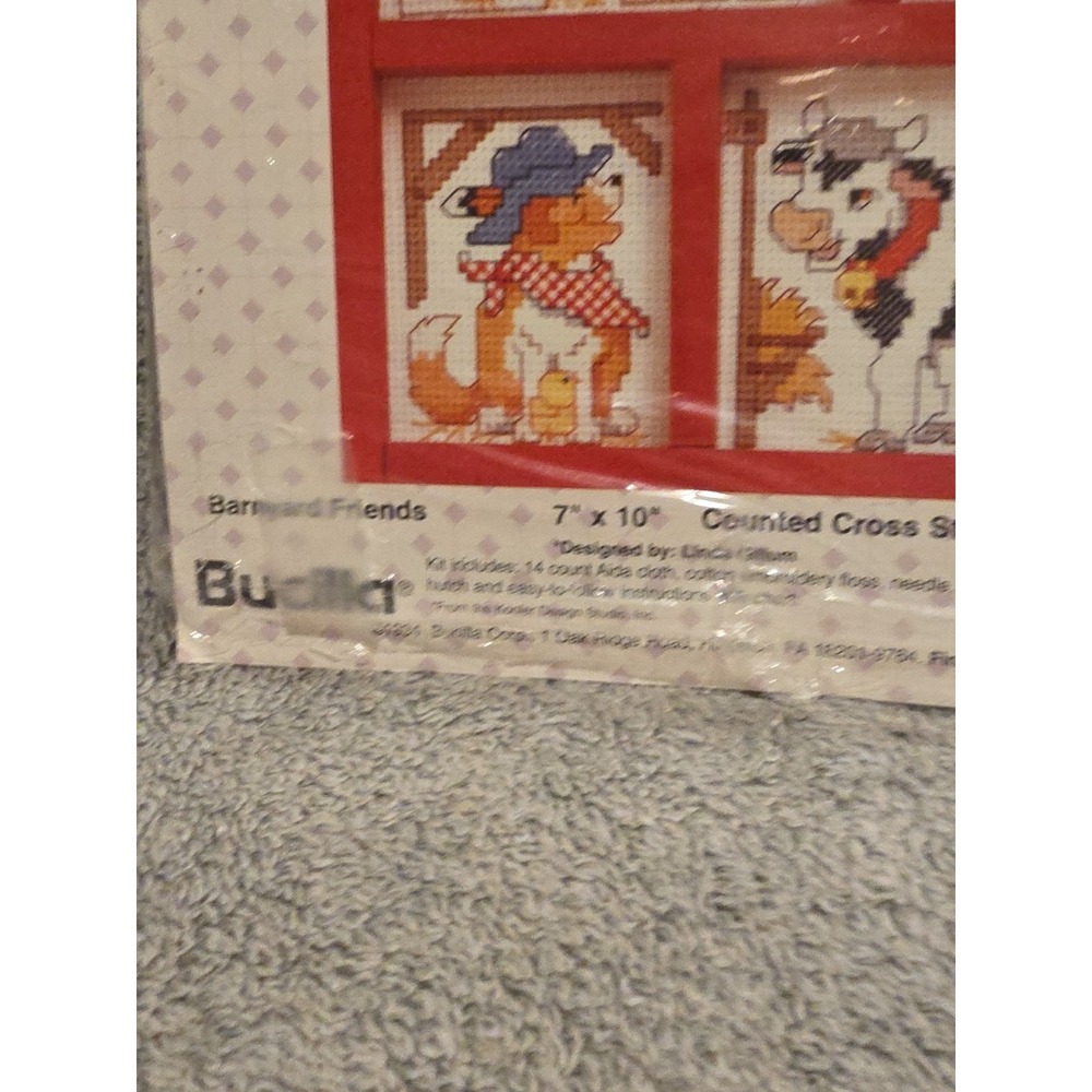 Barnyard Gallery Ofnstitches Cross Stitch 7x10 Kit Farmhouse - Picture 3 of 4